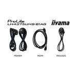 iiyama ProLite pantalla de 42.5 pulgadas con resolución 4K Ultra HD, Wifi integrado, 500 cd/m² de brillo y procesador Android 11 SKU: LH4375UHS-B1AG