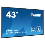 iiyama ProLite pantalla de 42.5 pulgadas con resolución 4K Ultra HD, Wifi integrado, 500 cd/m² de brillo y procesador Android 11 SKU: LH4375UHS-B1AG