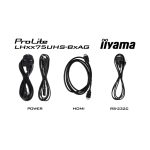 Pantalla iiyama para señalización digital de 85.6 pulgadas, 4K Ultra HD, Wifi, 500 cd/m², procesador Android 11, SKU: LH8675UHS-B2AG