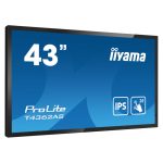 Pantalla táctil iiyama T4362AS-B1 de 108 cm, IPS, 500 cd/m², 4K Ultra HD, procesador Android 8.0, color negro