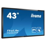 Pantalla táctil iiyama T4362AS-B1 de 108 cm, IPS, 500 cd/m², 4K Ultra HD, procesador Android 8.0, color negro