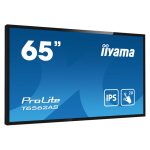 iiyama T6562AS-B1 pantalla táctil para PC de 163.8 cm (64.5 pulgadas), resolución 3840 x 2160 píxeles, 4K Ultra HD LED, color negro