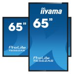 iiyama T6562AS-B1 pantalla táctil para PC de 163.8 cm (64.5 pulgadas), resolución 3840 x 2160 píxeles, 4K Ultra HD LED, color negro