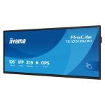 iiyama TE10518UWI-B1AG pantalla de señalización Pizarra de caballete digital 2,66 m (104.6") LED Wifi 450 cd / m² 5K Ultra HD Negra Pantalla táctil Procesador Android SKU TE10518UWI-B1AG