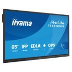 iiyama TE6512MIS-B4AG pantalla táctil interactiva de 65 pulgadas, LCD, 4K Ultra HD, con WiFi y procesador Android. Ideal para señalización 24/7.