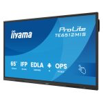 iiyama TE6512MIS-B4AG pantalla táctil interactiva de 65 pulgadas, LCD, 4K Ultra HD, con WiFi y procesador Android. Ideal para señalización 24/7.