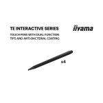 iiyama TE7512MIS-B4AG pantalla de señalización de 75 pulgadas, LCD, Wifi, 400 cd/m², 4K Ultra HD, Negra, con pantalla táctil y procesador Android incorporado