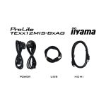 iiyama TE7512MIS-B4AG pantalla de señalización de 75 pulgadas, LCD, Wifi, 400 cd/m², 4K Ultra HD, Negra, con pantalla táctil y procesador Android incorporado