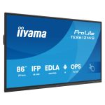 Pantalla interactiva iiyama TE8612MIS-B4AG de 85.6 pulgadas con resolución 4K Ultra HD, Wifi incorporado y procesador Android, SKU: TE8612MIS-B4AG
