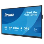 Pantalla interactiva iiyama TE8612MIS-B4AG de 85.6 pulgadas con resolución 4K Ultra HD, Wifi incorporado y procesador Android, SKU: TE8612MIS-B4AG