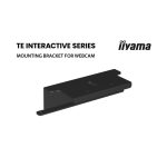iiyama TE8615A-B1AG pantalla de señalización interactiva de 85.6 pulgadas, 550 cd/m², 4K Ultra HD, color negro, pantalla táctil con procesador Android incorporado.