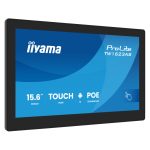 iiyama TW1623AS-B3P pantalla de señalización interactiva con panel plano de 15.6 pulgadas, LED, 450 cd/m², Full HD, color negro, pantalla táctil con procesador Android para uso 24/7