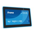 iiyama TW1625LASC-B3PNR pantalla de 15.6 pulgadas para sala de reuniones, resolución 1920 x 1080 Pixeles, conectividad Wi-Fi 6, color negro, SKU TW1625LASC-B3PNR