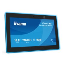 iiyama TW1625LASC-B3PNR pantalla de 15.6 pulgadas para sala de reuniones, resolución 1920 x 1080 Pixeles, conectividad Wi-Fi 6, color negro, SKU TW1625LASC-B3PNR