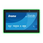 iiyama TW1625LASC-B3PNR pantalla de 15.6 pulgadas para sala de reuniones, resolución 1920 x 1080 Pixeles, conectividad Wi-Fi 6, color negro, SKU TW1625LASC-B3PNR