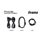 iiyama ProLite X2497HSU-B1, pantalla para PC de 23.8 pulgadas, 1920 x 1080 píxeles Full HD, tecnología LED, color negro
