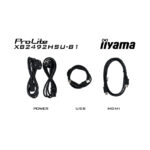 iiyama ProLite XB2492HSU-B1, pantalla para PC de 24 pulgadas, resolución 1920 x 1080 Píxeles Full HD, color negro