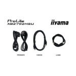 Pantalla iiyama ProLite XB2792HSU-B1 para PC de 27 pulgadas, resolución 1920 x 1080 Pixeles, Full HD, tecnología LED, en color negro. SKU: XB2792HSU-B1