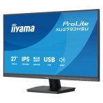 pantalla para PC iiyama ProLite XU2793HSU-B7 de 27 pulgadas, resolución 1920 x 1080 píxeles, Full HD, LED, color negro. SKU: XU2793HSU-B7