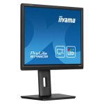 Monitor iiyama ProLite B1980S-B1 de 19 pulgadas con resolución de 1280 x 1024 pixeles, color negro y conectividad VGA. SKU: B1980S-B1