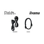 Monitor iiyama ProLite B1980S-W1 de 19 pulgadas con resolución de 1280x1024 Pixeles y tecnología SVGA LED. SKU: B1980S-W1