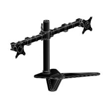 Soporte para monitor iiyama DS1002D-B1 de escritorio, compatible con monitores de hasta 30 pulgadas y acabado en color negro, modelo DS1002D-B1