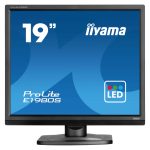 iiyama ProLite E1980S-B1 pantalla para PC de 19 pulgadas, resolución 1280 x 1024 pixeles, conector VGA, tecnología LED en color negro. SKU: E1980S-B1.