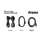 iiyama G-MASTER G2470HS-B1 pantalla para PC de 60,5 cm (23.8 pulgadas) Full HD 1920 x 1080 Pixeles LCD en color negro