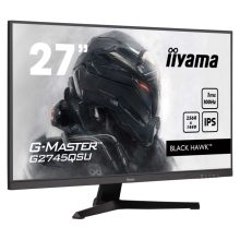 iiyama G-MASTER G2745QSU-B2 pantalla para PC de 27 pulgadas con resolución de 2560 x 1440 Pixeles, Wide Quad HD, color negro. SKU: G2745QSU-B2