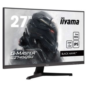 iiyama G-MASTER G2745QSU-B2 pantalla para PC de 27 pulgadas con resolución de 2560 x 1440 Pixeles, Wide Quad HD, color negro. SKU: G2745QSU-B2
