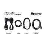 iiyama G-MASTER G2770QSU-B6 pantalla de 27 pulgadas con resolución 2560 x 1440 píxeles Wide Quad HD, color negro