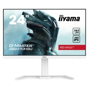 iiyama GB2470HSU-W5 pantalla para PC de 23 pulgadas, resolución 1920 x 1080 píxeles, Full HD, tecnología LED, color blanco. SKU: GB2470HSU-W5
