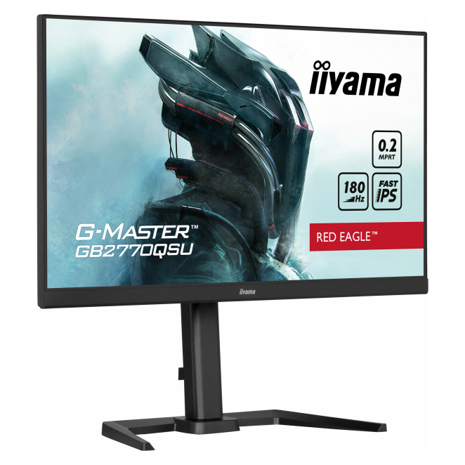 iiyama G-MASTER GB2770QSU-B6 pantalla para PC 68,6 cm (27″) 2560 x 1440 Pixeles 2K Ultra HD LCD Negro 4 Monitor iiyama G-MASTER GB2770QSU-B6 con varios dispositivos conectados