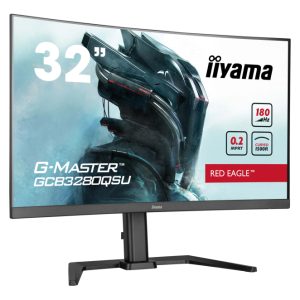 Pantalla para PC iiyama G-MASTER GCB3280QSU-B2 de 31.5 pulgadas con resolución 2560 x 1440 Pixeles, tecnología LED y color negro. SKU: GCB3280QSU-B2.