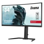 Monitor iiyama G-MASTER GCB3481WQSU-B1 de 34 pulgadas con resolución 3440 x 1440 píxeles UltraWide Quad HD, color negro