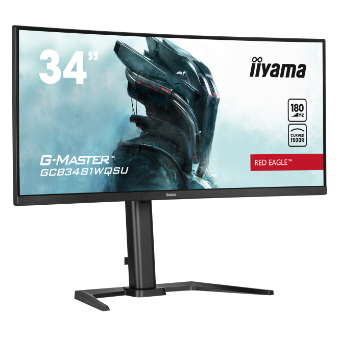 iiyama G-MASTER monitor UltraWide Quad HD de 34 pulgadas Monitor iiyama G-MASTER GCB3481WQSU-B1 de 34 pulgadas con resolución 3440 x 1440 píxeles UltraWide Quad HD, color negro