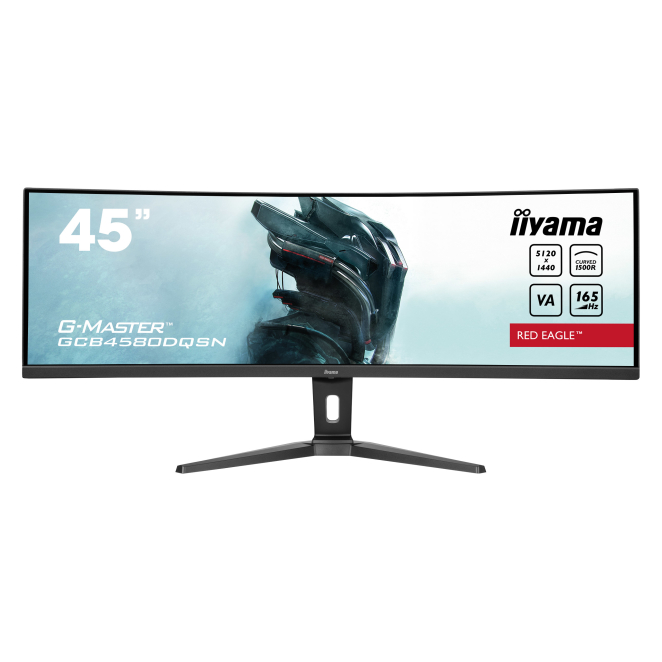 Iiyama Gcb4580dqsn B1 iiyama G-MASTER RED EAGLE CURVED 45 pulgadas con resolución 5120 x 1440 Pixeles Dual QHD, modelo GCB4580DQSN-B1