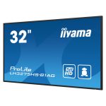 iiyama LH3275HS-B1AG pantalla de señalización digital plana de 32 pulgadas, LCD, 500 cd/m², Full HD, negro, con procesador Android 11 para uso 24/7.
