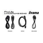 iiyama LH4360UHS-B2AG, pantalla de señalización digital de 42.5 pulgadas con resolución 4K Ultra HD, LED, WiFi, brillo de 500 cd/m² y procesador Android 11, categoría señalización y cartelería