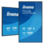 Imagen de iiyama LH4375UHS-B2AG, pantalla de señalización digital de 108 cm o 42.5 pulgadas, LCD, WiFi, 500 cd/m², 4K Ultra HD, color negro, procesador Android 11, SKU LH4375UHS-B2AG