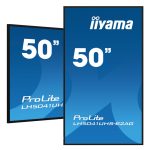 iiyama LH5041UHS-B2AG pantalla de señalización de 50 pulgadas, resolución 4K Ultra HD, brillo de 500 cd/m², color negro, adecuada para uso 24/7