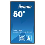 iiyama LH5065UHSB-B1AG pantalla de señalización digital de 49.5 pulgadas con LCD, Wifi, 4K Ultra HD, brillo de 800 cd/m², procesador Android 11, uso 24/7
