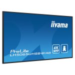 iiyama LH5065UHSB-B1AG pantalla de señalización digital de 49.5 pulgadas con LCD, Wifi, 4K Ultra HD, brillo de 800 cd/m², procesador Android 11, uso 24/7