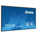 iiyama LH5575UHS-B1AG pantalla de señalización de 55 pulgadas, LCD, WiFi, 500 cd/m², 4K Ultra HD, color negro, procesador Android 11, funcionamiento 24/7