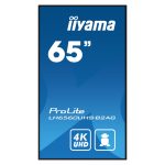 Pantalla de señalización digital Iiyama de 65 pulgadas, LED, 4K Ultra HD, procesador Android, SKU LH6560UHS-B2AG