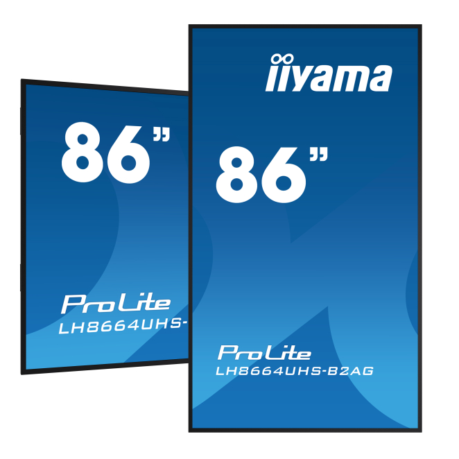 iiyama LH8664UHS-B2AG pantalla de señalización Pantalla plana para señalización digital 2,18 m (86″) Wifi 500 cd / m² 4K Ultra HD Negro Procesador incorporado Android 24/7 1 iiyama LH8664UHS-B2AG demostrando alta resolución y brillo