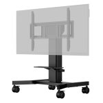 iiyama MD CAR1021-B1 soporte para monitor de 2,18 metros (86 pulgadas), color negro, ideal para configurar estaciones de trabajo con monitores grandes