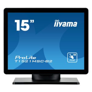 iiyama ProLite T1521MSC-B2 pantalla de 15 pulgadas, resolución XGA de 1024 x 768 pixeles, con tecnología LED, táctil y color negro