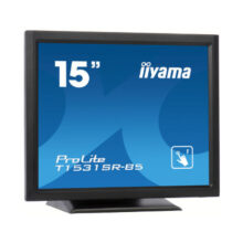 Monitor POS iiyama T1531SR-B5 de 15 pulgadas con resolución de 1024 x 768 Pixeles y pantalla táctil, ideal para TPV, SKU T1531SR-B5