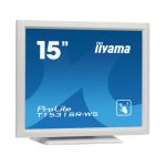 Monitor POS iiyama T1531SR-W5 de 15 pulgadas, resolución 1024x768 pixeles, pantalla táctil, SKU T1531SR-W5
